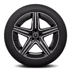 21" AMG Leichtmetallräder im 5-Doppelspeichen-Design