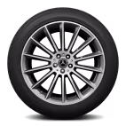 21" AMG Leichtmetallräder im Vielspeichen-Design