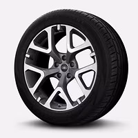 Räder, 5-V-Speichen, graphitgrau, glanzgedreht, 10,0Jx21, Reifen 285/45 R21