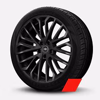 Räder Audi Sport, Vielspeichen-S, schwarz metallic, 10,0Jx23, Reifen 285/35 R23