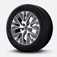Räder, 5-Arm-Aero, graphitgrau, glanzgedreht, 9,0Jx20, Reifen 275/50 R20